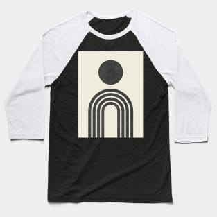 Mid-Century Modern - Black Baseball T-Shirt